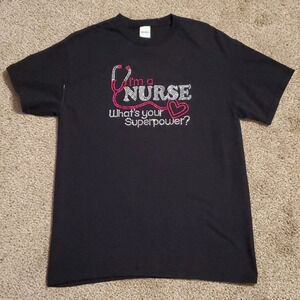 Gildan Women's I'm A Nurse Tee Shirt Top M
